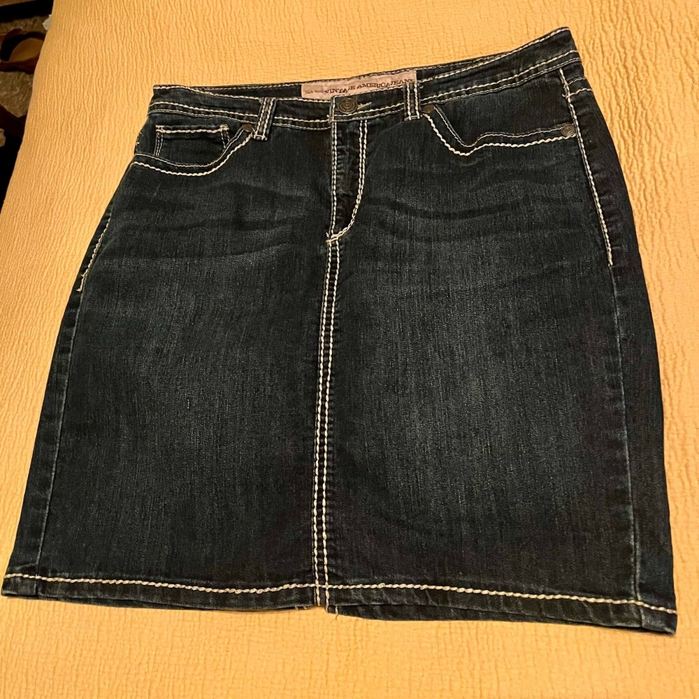 Nine West Vintage American short jeans skirt - Excellent Used Condition